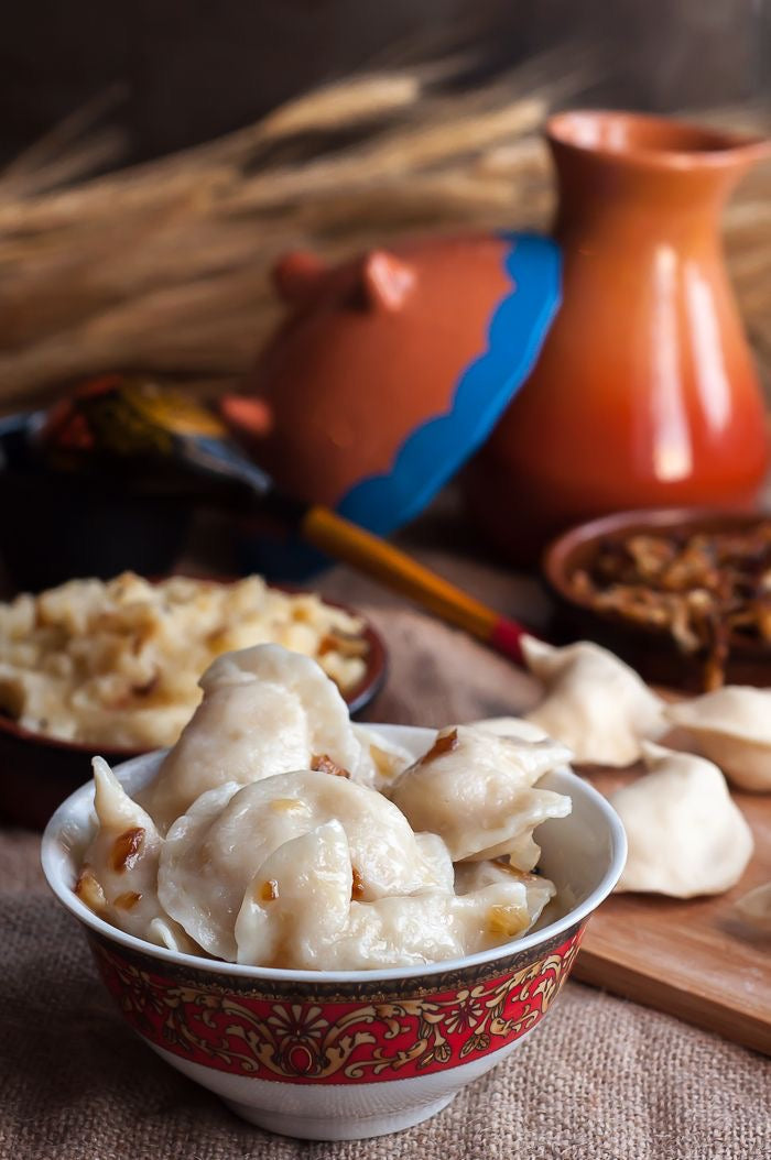 Вареники с картофелем и луком