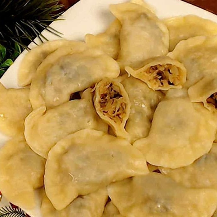 Вареники с капустой