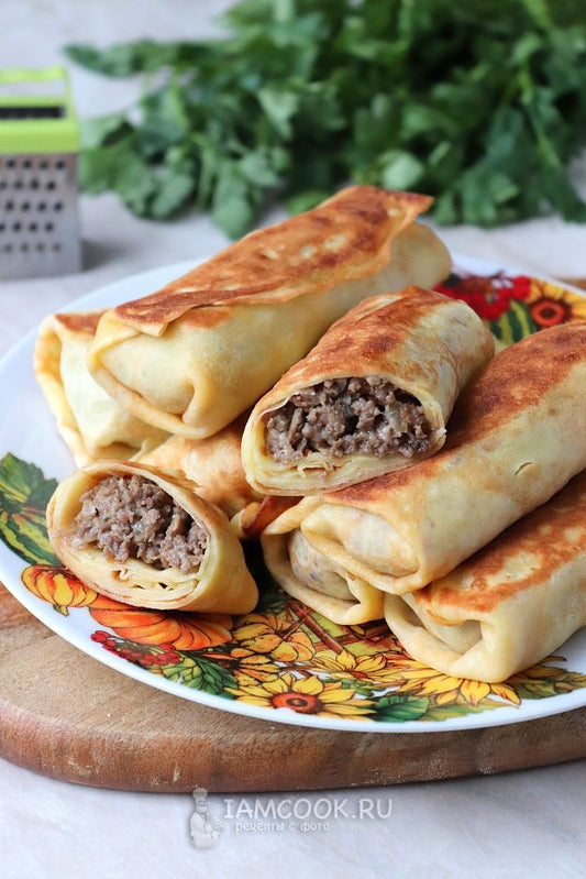 Блинчики с мясом