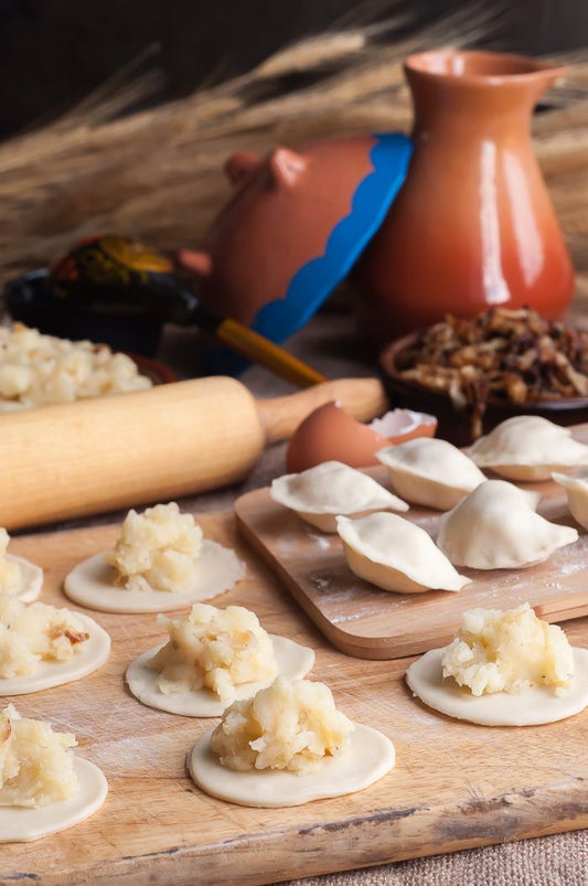 Вареники с картофелем и луком